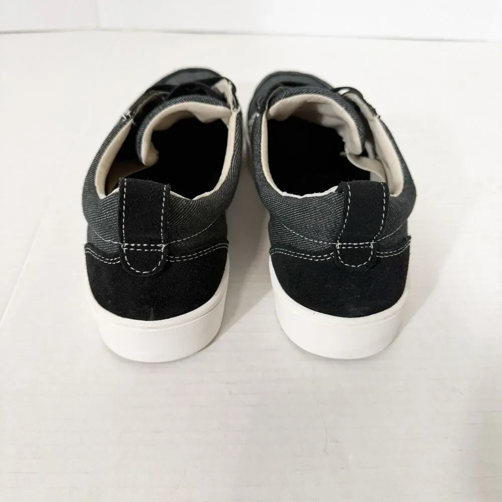 Revitalign Dara Women’s Orthotic Canvas Leather Slip-on Casual Sneakers Size 11